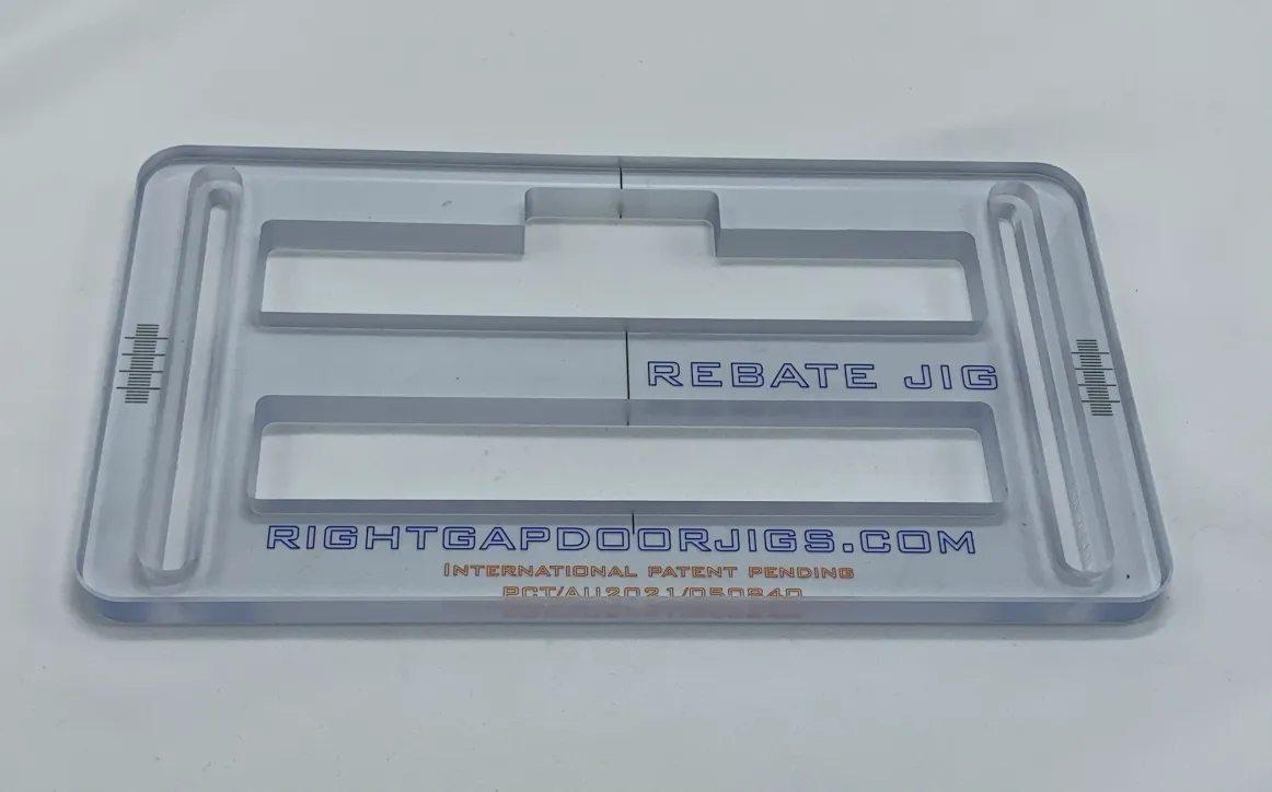 Right gap door jigs, Mortice Lock Rebate Kit