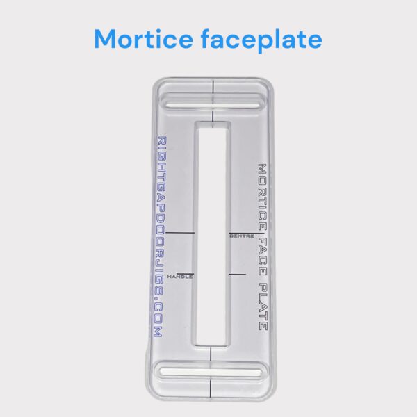 Mortice faceplate